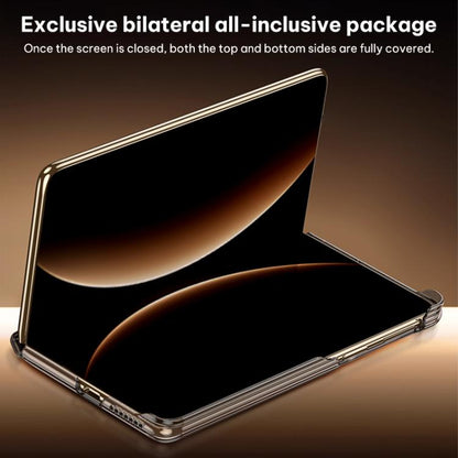 GKK Dual-Center Leather Hinge Phone Case with Supercar Wristband Rotating Holder, For Huawei Mate X7