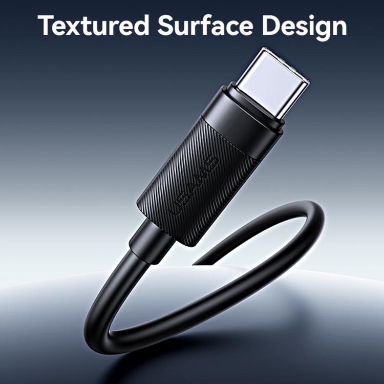 USAMS SJ777 U94 USB to Type-C 3A Fast Charging Data Cable, USB to Type-C