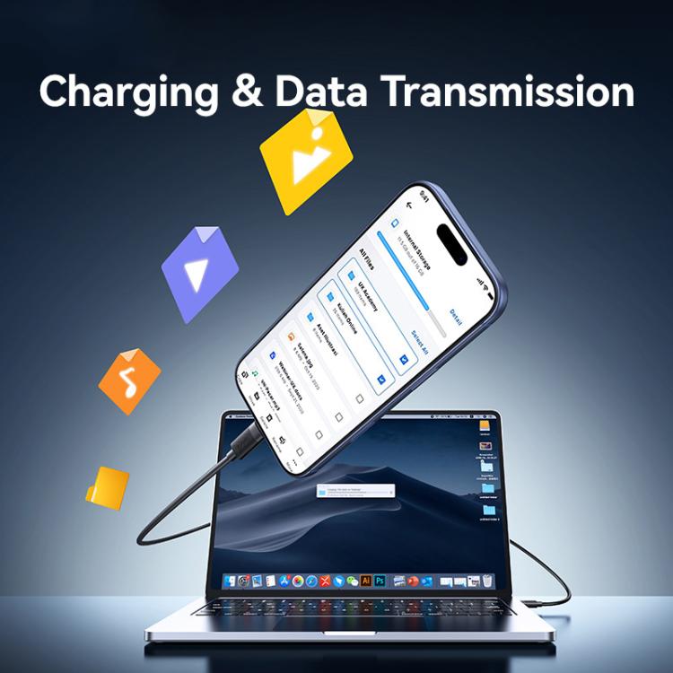USAMS SJ777 U94 USB to Type-C 3A Fast Charging Data Cable, USB to Type-C