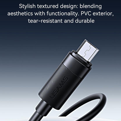 USAMS SJ779 U94 USB to Micro 2A Fast Charging Data Cable, USB to Micro