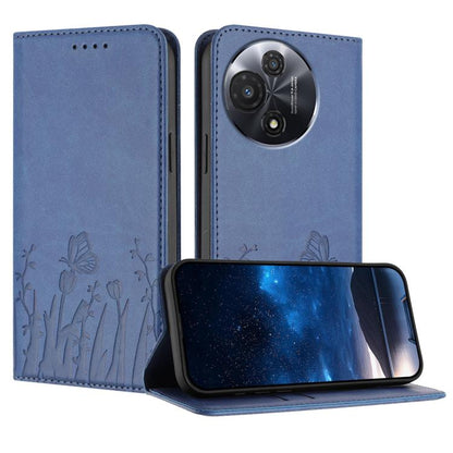 Tulips Butterfly Pattern Magnetic Vegan Leather Phone Case, For TCL K70 5G, For TCL K70 SE T453D, For TCL K70 Power 4G, For TCL NxtPaper 70 Pro 5G, For TCL NxtPaper 60 Ultra 5G, For TCL 50 LE / TCL K23 / TCL K24, For TCL 405 / 406 / 406s               ...