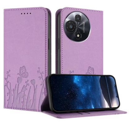 Tulips Butterfly Pattern Magnetic Vegan Leather Phone Case, For TCL K70 5G, For TCL K70 SE T453D, For TCL K70 Power 4G, For TCL NxtPaper 70 Pro 5G, For TCL NxtPaper 60 Ultra 5G, For TCL 50 LE / TCL K23 / TCL K24, For TCL 405 / 406 / 406s               ...