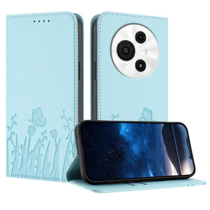 Tulips Butterfly Pattern Magnetic Vegan Leather Phone Case, For TCL K70 5G, For TCL K70 SE T453D, For TCL K70 Power 4G, For TCL NxtPaper 70 Pro 5G, For TCL NxtPaper 60 Ultra 5G, For TCL 50 LE / TCL K23 / TCL K24, For TCL 405 / 406 / 406s               ...