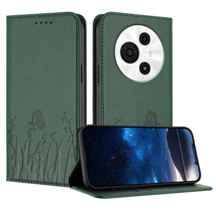 Tulips Butterfly Pattern Magnetic Vegan Leather Phone Case, For TCL K70 5G, For TCL K70 SE T453D, For TCL K70 Power 4G, For TCL NxtPaper 70 Pro 5G, For TCL NxtPaper 60 Ultra 5G, For TCL 50 LE / TCL K23 / TCL K24, For TCL 405 / 406 / 406s               ...