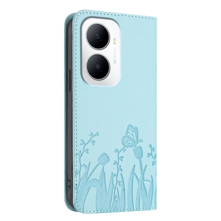 Tulips Butterfly Pattern Magnetic Vegan Leather Phone Case, For Huawei Enjoy 80 Plus, For Huawei Mate 70 Air 5G, For Huawei Pura 80 Pro+ 5G, For Huawei Pura 80 Pro 5G, For Huawei Pura 80 5G, For Huawei Enjoy 80s, For Huawei nova 14 Ultra               ...