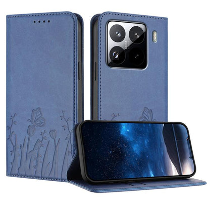 Tulips Butterfly Pattern Magnetic Vegan Leather Phone Case, For Xiaomi Poco F7 / Redmi Turbo 4 Pro, For Xiaomi Poco F7 Pro / Poco F7 Ultra, For Xiaomi 15 Ultra, For Xiaomi Poco X7 Pro / Redmi Turbo 4, For Xiaomi 15 Pro, For Xiaomi 15, For Xiaomi 14T Pr...