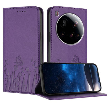 Tulips Butterfly Pattern Magnetic Vegan Leather Phone Case, For Xiaomi Poco F7 / Redmi Turbo 4 Pro, For Xiaomi Poco F7 Pro / Poco F7 Ultra, For Xiaomi 15 Ultra, For Xiaomi Poco X7 Pro / Redmi Turbo 4, For Xiaomi 15 Pro, For Xiaomi 15, For Xiaomi 14T Pr...