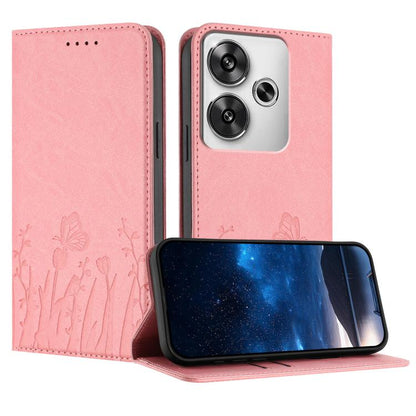 Tulips Butterfly Pattern Magnetic Vegan Leather Phone Case, For Xiaomi Poco F7 / Redmi Turbo 4 Pro, For Xiaomi Poco F7 Pro / Poco F7 Ultra, For Xiaomi 15 Ultra, For Xiaomi Poco X7 Pro / Redmi Turbo 4, For Xiaomi 15 Pro, For Xiaomi 15, For Xiaomi 14T Pr...