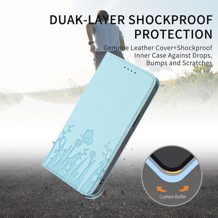 Tulips Butterfly Pattern Magnetic Vegan Leather Phone Case, For Redmi Note 14 5G / Poco M7 Pro 5G, For Redmi Note 14 Pro 4G, For Redmi Note 14 4G 163.25mm, For Redmi K70 Ultra, For Redmi 13 4G / 5G / Note 13R / Poco M6 Plus 5G                          ...
