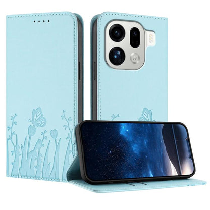 Tulips Butterfly Pattern Magnetic Vegan Leather Phone Case, For OPPO A6x / A6c Global / A6 Pro India, For OPPO Reno15 F 5G Global, For OPPO Reno15 Pro Max 5G Global, For OPPO Reno15 Pro 5G Global, For OPPO Reno15 5G Global, For OPPO Find X9            ...