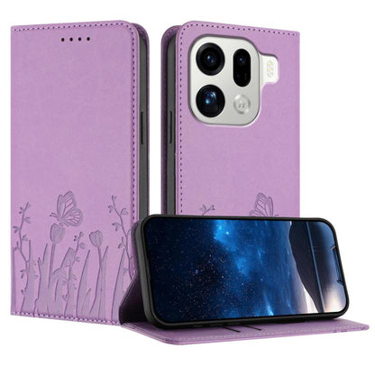 Tulips Butterfly Pattern Magnetic Vegan Leather Phone Case, For OPPO A6x / A6c Global / A6 Pro India, For OPPO Reno15 F 5G Global, For OPPO Reno15 Pro Max 5G Global, For OPPO Reno15 Pro 5G Global, For OPPO Reno15 5G Global, For OPPO Find X9            ...