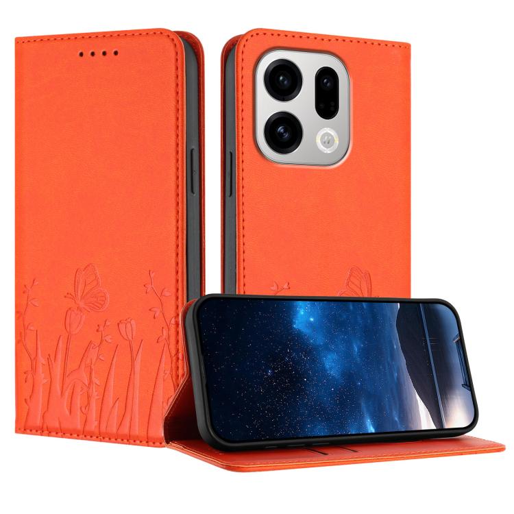 Tulips Butterfly Pattern Magnetic Vegan Leather Phone Case, For OPPO A6x / A6c Global / A6 Pro India, For OPPO Reno15 F 5G Global, For OPPO Reno15 Pro Max 5G Global, For OPPO Reno15 Pro 5G Global, For OPPO Reno15 5G Global, For OPPO Find X9            ...
