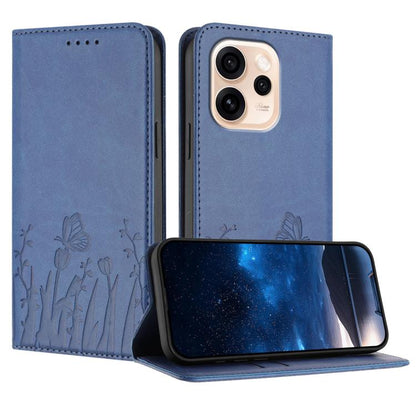Tulips Butterfly Pattern Magnetic Vegan Leather Phone Case, For OPPO A6x / A6c Global / A6 Pro India, For OPPO Reno15 F 5G Global, For OPPO Reno15 Pro Max 5G Global, For OPPO Reno15 Pro 5G Global, For OPPO Reno15 5G Global, For OPPO Find X9            ...