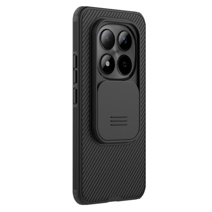 NILLKIN CamShield Pro phone case, black with camera lens window and sliding cover