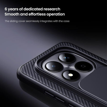 NILLKIN CamShield Pro phone case with camera lens opening, black textured side