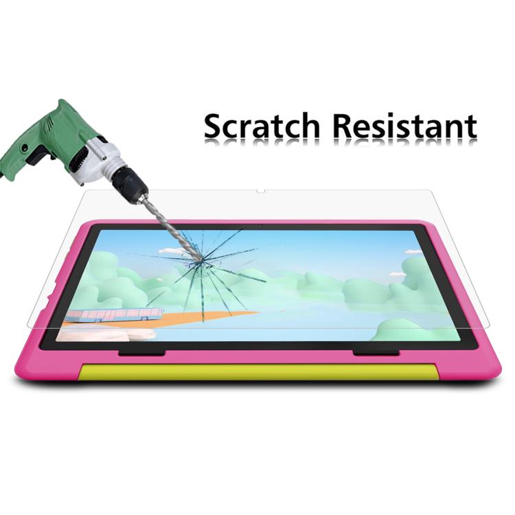 Scratch-resistant explosion-proof tempered glass screen protector, glass impact crack
