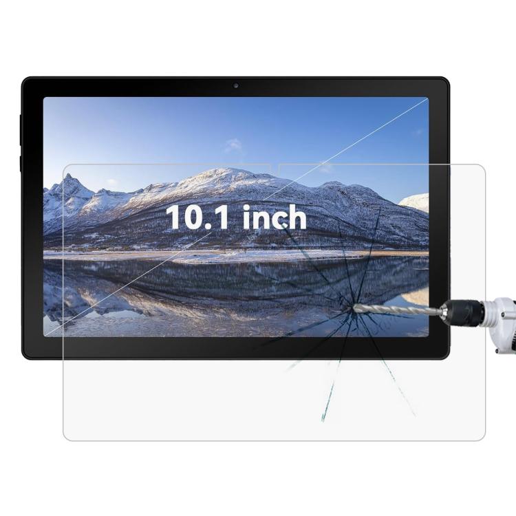 10.1-inch tablet screen protector film, explosion-proof tempered glass, cracked test
