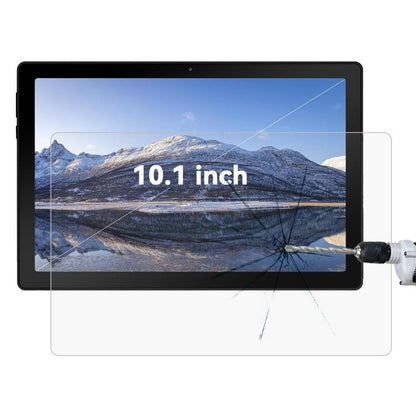 10.1-inch tablet screen protector film, explosion-proof tempered glass, cracked test