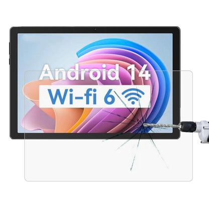 Tablet screen protector film with 9H tempered glass, explosion-proof, clear overlay