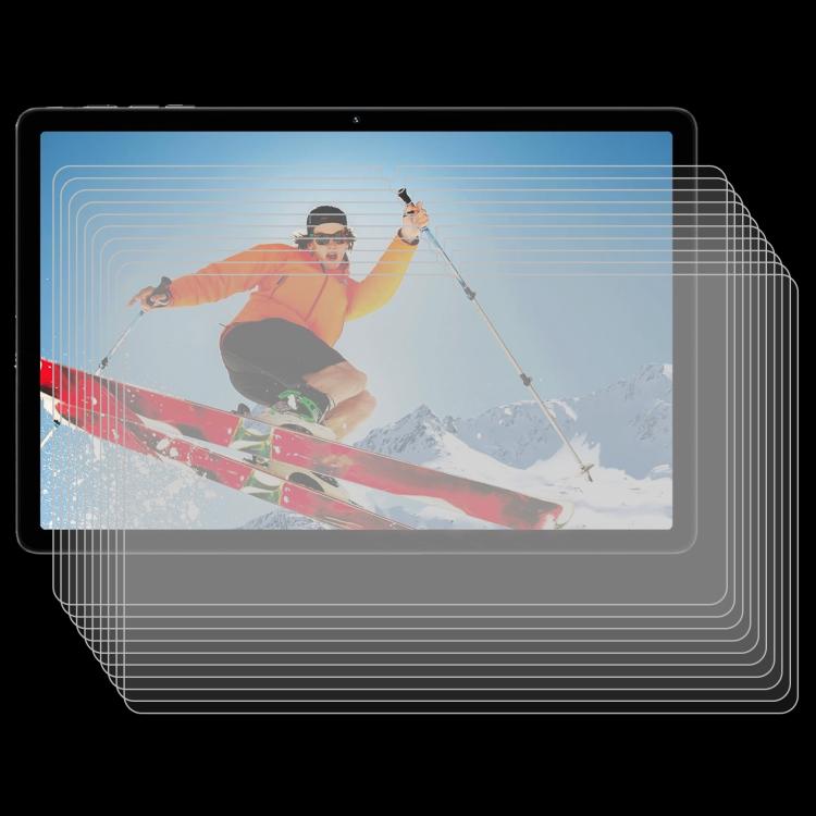 Tempered glass screen protector set, clear anti-shatter film for tablet screens