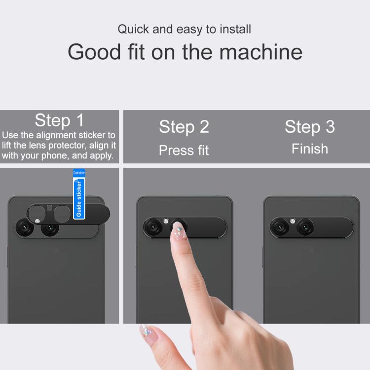 IMAK Metal Camera Lens Protector Cover, For Sony Xperia 10 VII
