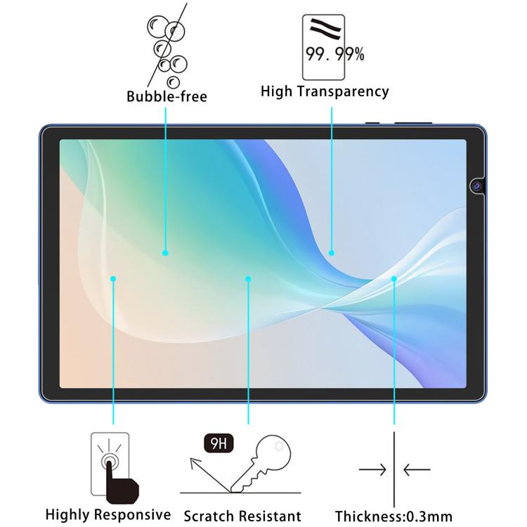 Tempered glass screen protector film, 0.3 mm, bubble-free, scratch resistant