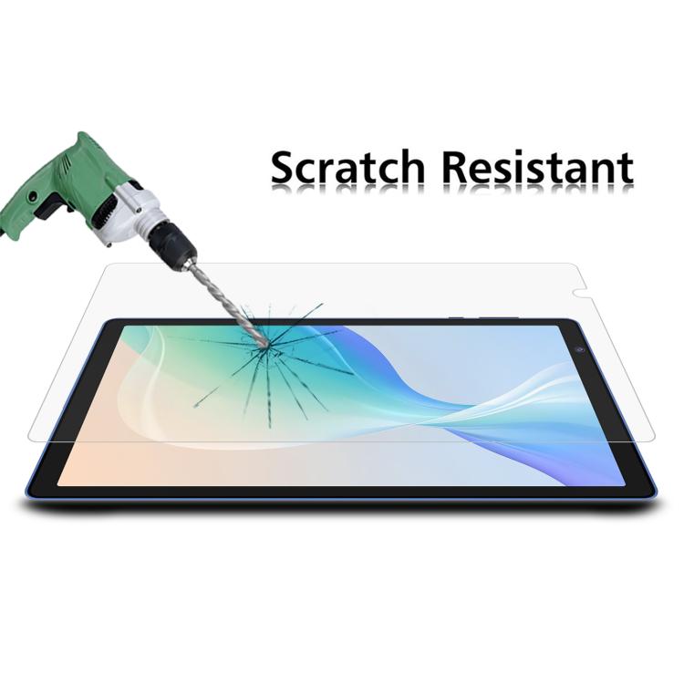 Scratch-resistant tempered glass screen protector film for tablet with impact test