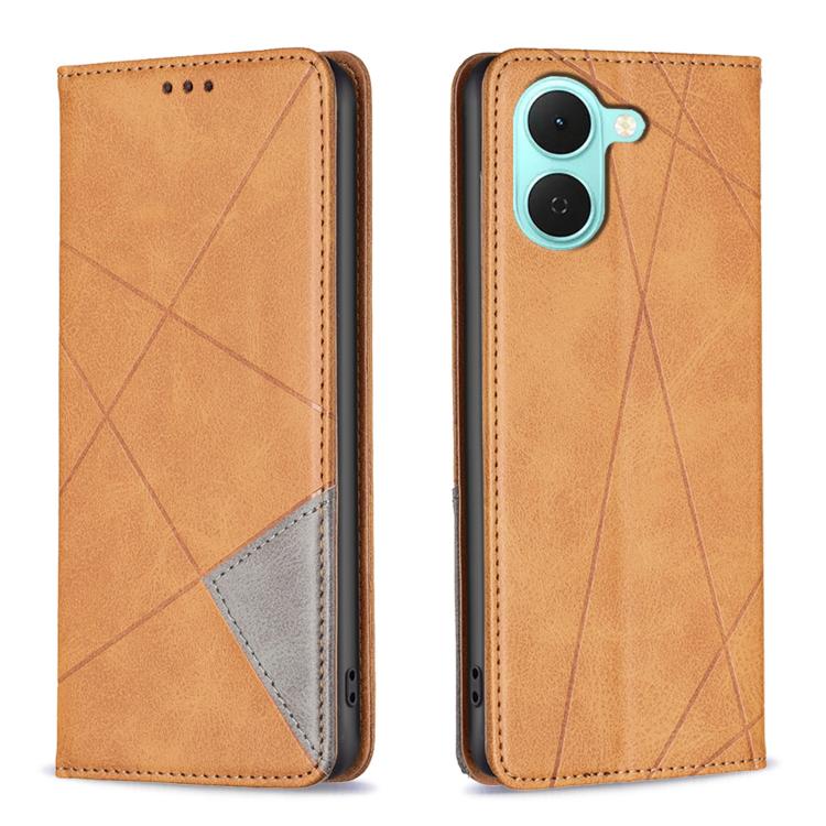Rhombus Texture Magnetic Leather Phone Case, For Tecno Pova 8 5G, For Tecno Pova Curve 2 5G, For Tecno Spark 50 4G, For Tecno Camon 50 Pro 4G, For Tecno Camon 50 4G, For Tecno Spark Go 3