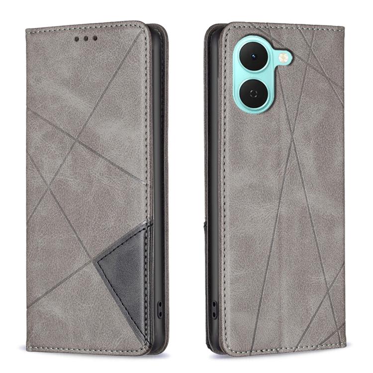 Rhombus Texture Magnetic Leather Phone Case, For Tecno Pova 8 5G, For Tecno Pova Curve 2 5G, For Tecno Spark 50 4G, For Tecno Camon 50 Pro 4G, For Tecno Camon 50 4G, For Tecno Spark Go 3