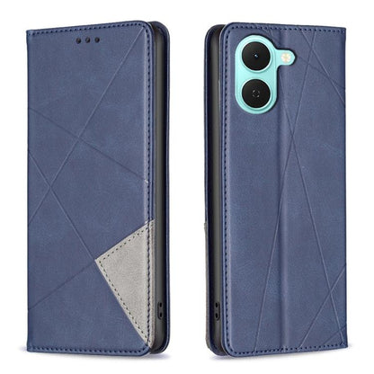Rhombus Texture Magnetic Leather Phone Case, For Tecno Pova 8 5G, For Tecno Pova Curve 2 5G, For Tecno Spark 50 4G, For Tecno Camon 50 Pro 4G, For Tecno Camon 50 4G, For Tecno Spark Go 3