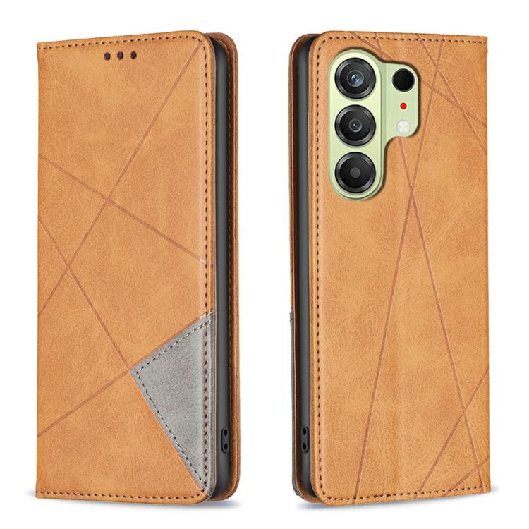Rhombus Texture Magnetic Leather Phone Case, For Tecno Pova 8 5G, For Tecno Pova Curve 2 5G, For Tecno Spark 50 4G, For Tecno Camon 50 Pro 4G, For Tecno Camon 50 4G, For Tecno Spark Go 3