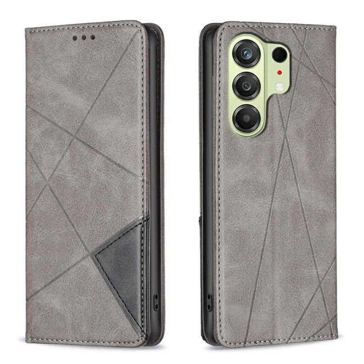 Rhombus Texture Magnetic Leather Phone Case, For Tecno Pova 8 5G, For Tecno Pova Curve 2 5G, For Tecno Spark 50 4G, For Tecno Camon 50 Pro 4G, For Tecno Camon 50 4G, For Tecno Spark Go 3