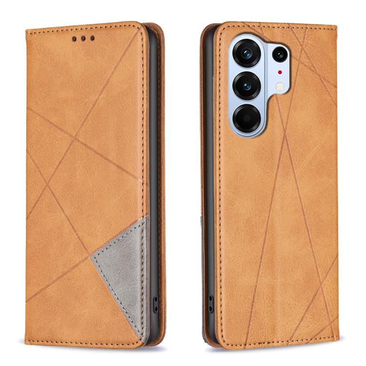 Rhombus Texture Magnetic Leather Phone Case, For Tecno Pova 8 5G, For Tecno Pova Curve 2 5G, For Tecno Spark 50 4G, For Tecno Camon 50 Pro 4G, For Tecno Camon 50 4G, For Tecno Spark Go 3