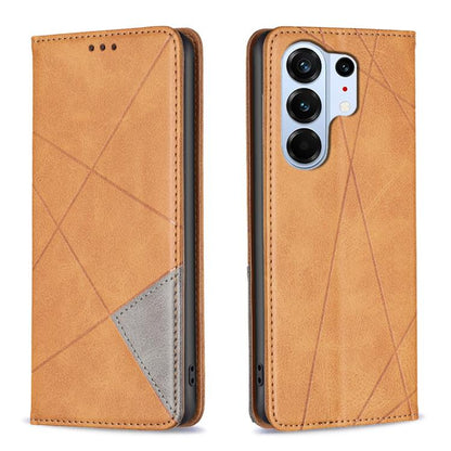 Rhombus Texture Magnetic Leather Phone Case, For Tecno Pova 8 5G, For Tecno Pova Curve 2 5G, For Tecno Spark 50 4G, For Tecno Camon 50 Pro 4G, For Tecno Camon 50 4G, For Tecno Spark Go 3