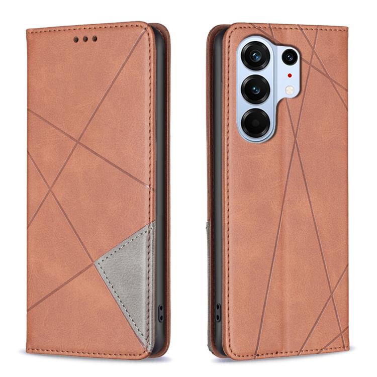 Rhombus Texture Magnetic Leather Phone Case, For Tecno Pova 8 5G, For Tecno Pova Curve 2 5G, For Tecno Spark 50 4G, For Tecno Camon 50 Pro 4G, For Tecno Camon 50 4G, For Tecno Spark Go 3