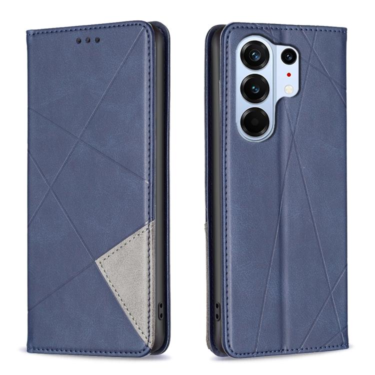 Rhombus Texture Magnetic Leather Phone Case, For Tecno Pova 8 5G, For Tecno Pova Curve 2 5G, For Tecno Spark 50 4G, For Tecno Camon 50 Pro 4G, For Tecno Camon 50 4G, For Tecno Spark Go 3