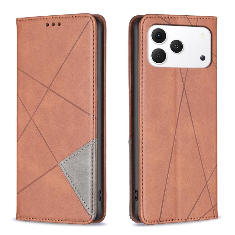 Rhombus Texture Magnetic Leather Phone Case, For Tecno Pova 8 5G, For Tecno Pova Curve 2 5G, For Tecno Spark 50 4G, For Tecno Camon 50 Pro 4G, For Tecno Camon 50 4G, For Tecno Spark Go 3