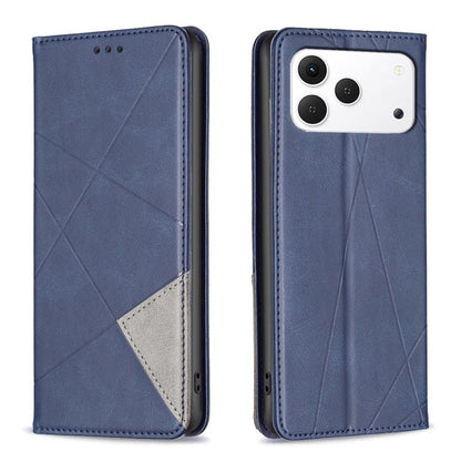 Rhombus Texture Magnetic Leather Phone Case, For Tecno Pova 8 5G, For Tecno Pova Curve 2 5G, For Tecno Spark 50 4G, For Tecno Camon 50 Pro 4G, For Tecno Camon 50 4G, For Tecno Spark Go 3
