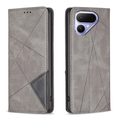 Rhombus Texture Magnetic Leather Phone Case, For Tecno Pova 8 5G, For Tecno Pova Curve 2 5G, For Tecno Spark 50 4G, For Tecno Camon 50 Pro 4G, For Tecno Camon 50 4G, For Tecno Spark Go 3