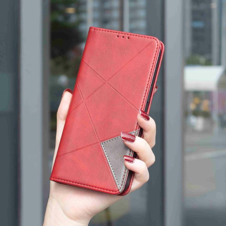 Rhombus Texture Magnetic Leather Phone Case, For Tecno Pova 8 5G, For Tecno Pova Curve 2 5G, For Tecno Spark 50 4G, For Tecno Camon 50 Pro 4G, For Tecno Camon 50 4G, For Tecno Spark Go 3