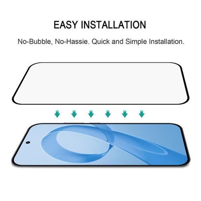Screen protector installation step, aligned full-cover tempered glass for smartphone
