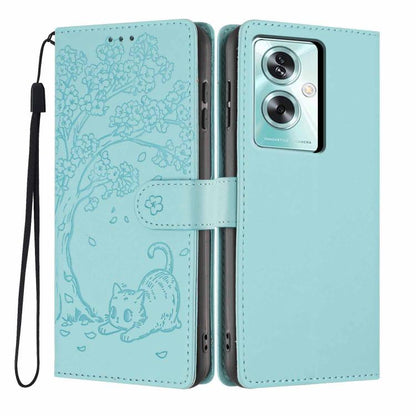 Tree Cat Embossed Flip Vegan Leather Phone Case, For OPPO A57 4G / A77 4G Global, For OPPO A6x 5G / A6 5G Global, For OPPO Reno15 Pro 5G Global, For OPPO Reno15 5G Global, For OPPO Find X9, For OPPO A6 Pro 4G / 5G Global / F31 5G, For OPPO Find X9 Pro ...