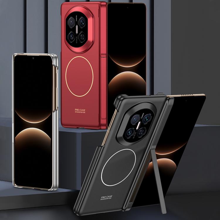 GKK Dual Center Magnetic Full Coverage Phone Case with Holder, For Huawei Mate X7