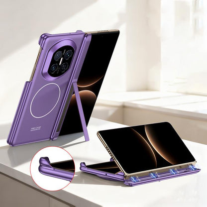 GKK Dual Center Magnetic Full Coverage Phone Case with Holder, For Huawei Mate X7