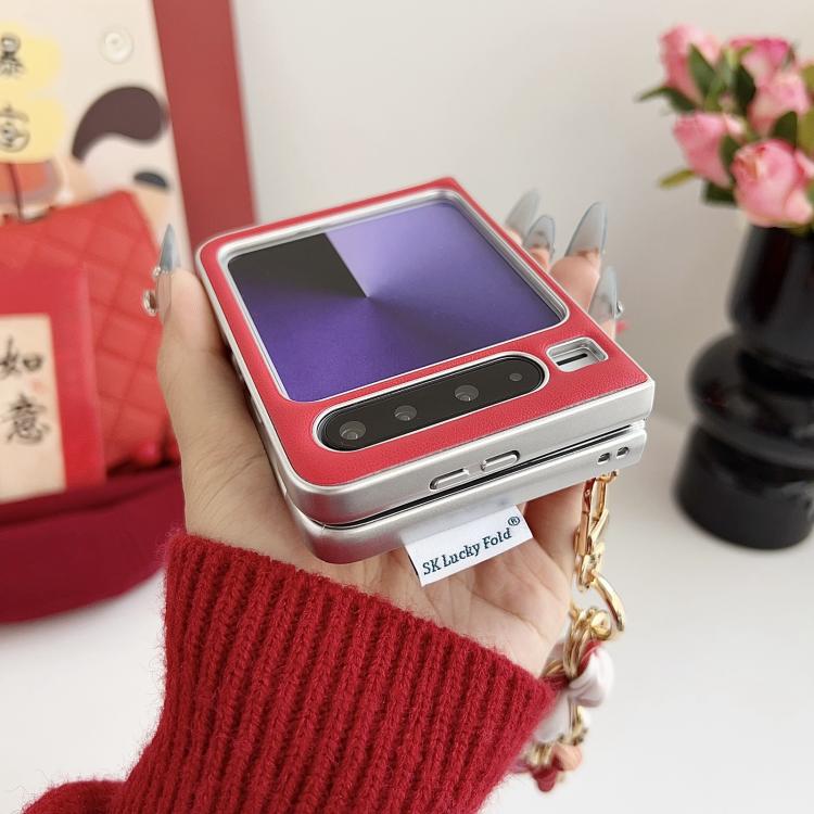 Puffer Jacket Scarf Fabric Wrist Strap Phone Case, For Huawei Pura X
