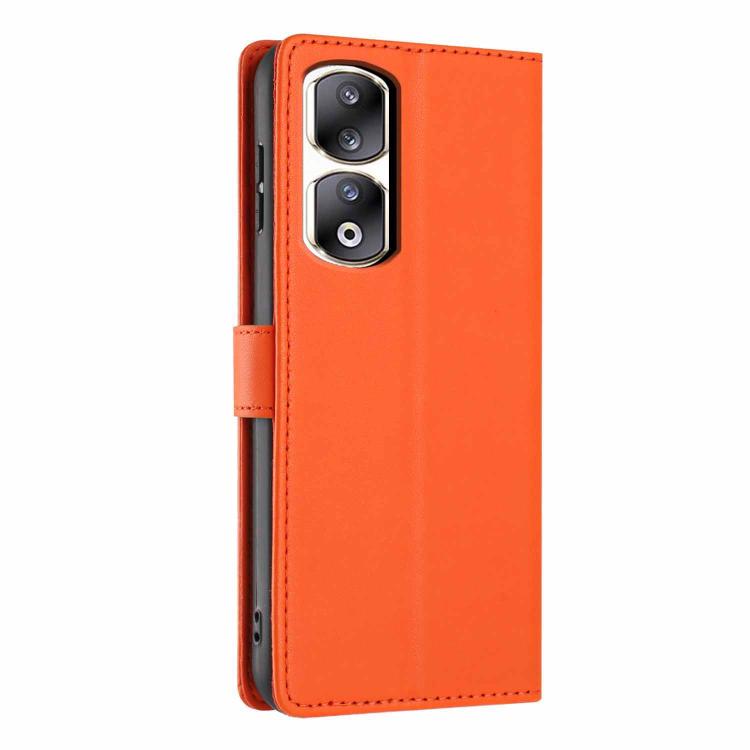 Tree Cat Embossed Flip Vegan Leather Phone Case, For Honor 90 Pro, For Honor 90