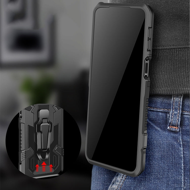 Black rugged phone protective case with reinforced side rails and raised corners