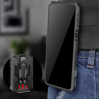 Black rugged phone protective case with reinforced side rails and raised corners