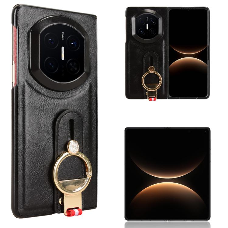 Wristband Leather Back Phone Case, For Huawei Mate X7