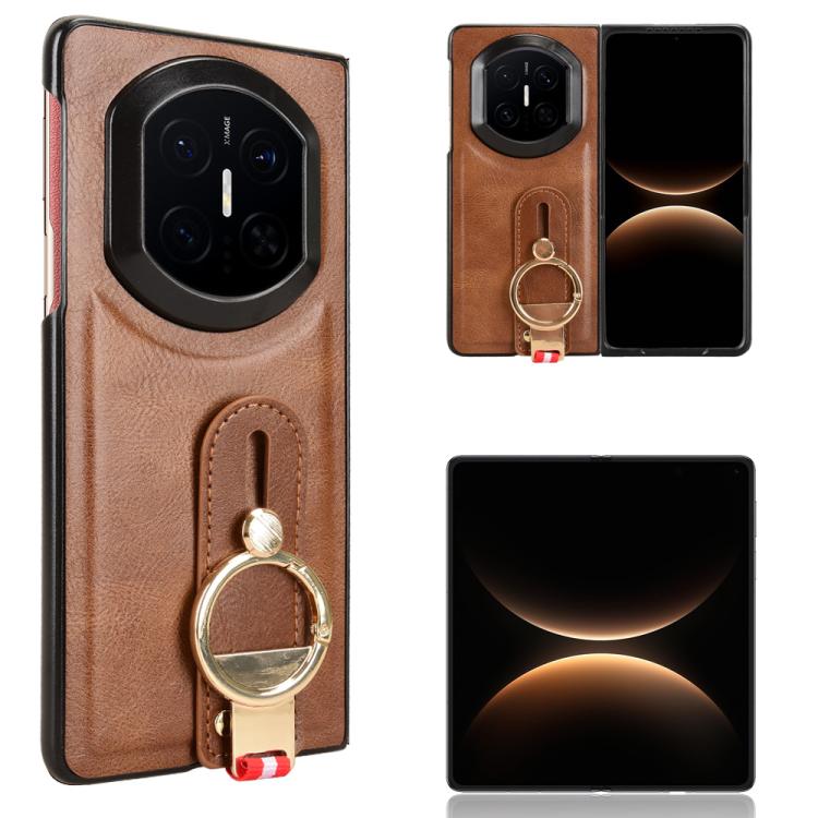 Wristband Leather Back Phone Case, For Huawei Mate X7